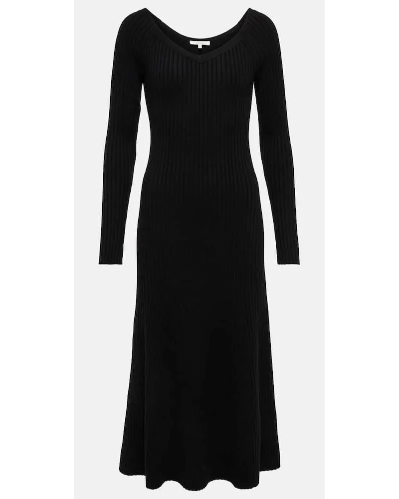 Dorothee Schumacher Midikleid Smooth Silhouettes Schwarz
