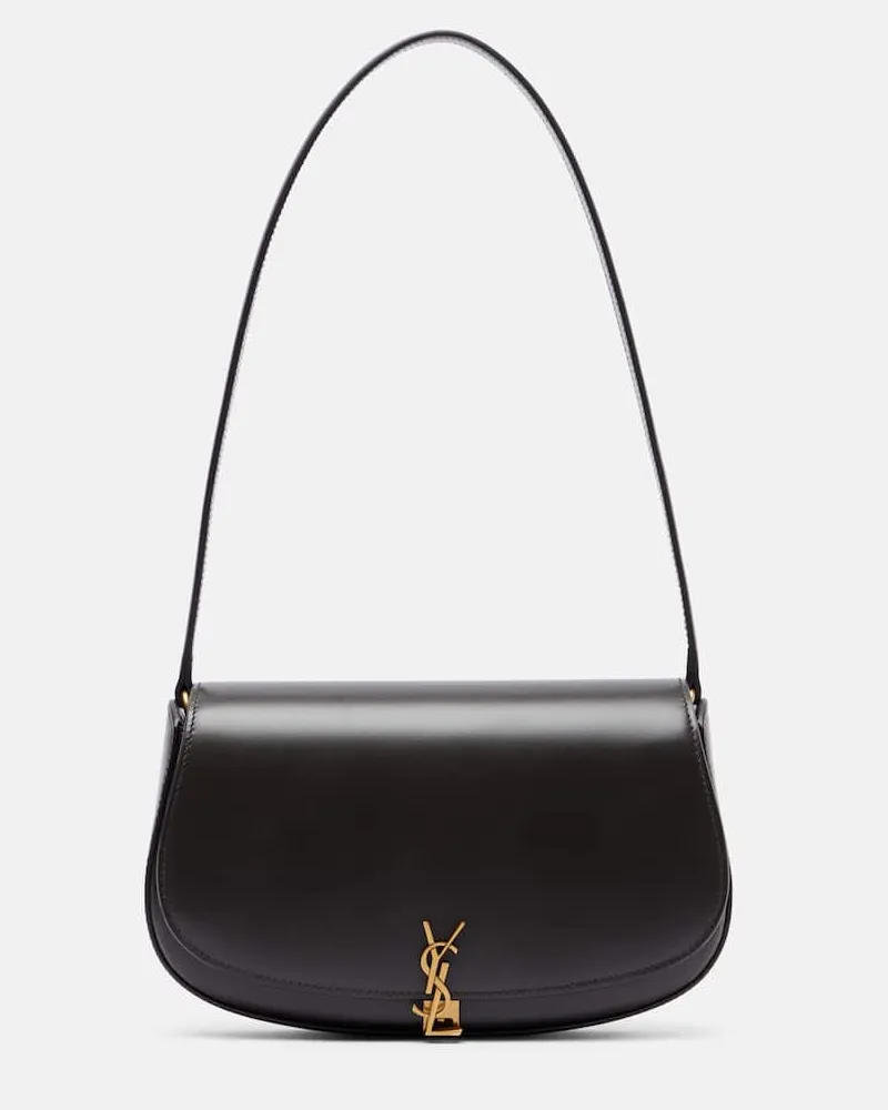 Saint Laurent Schultertasche Voltaire Mini aus Leder Schwarz