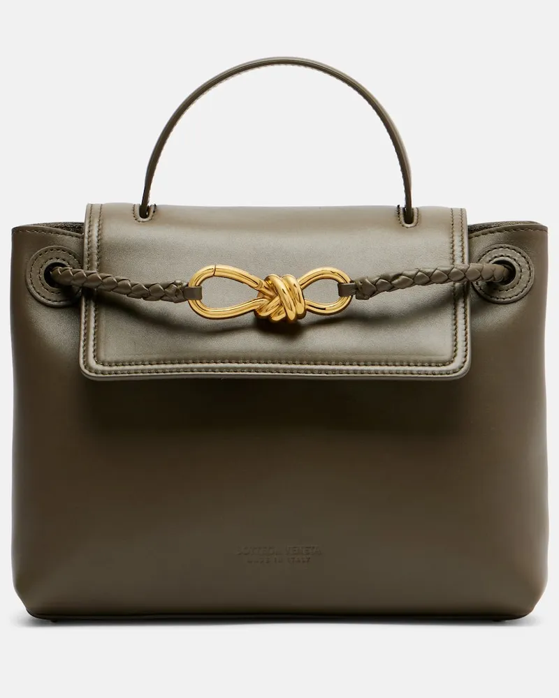 Bottega Veneta Tote Bag Ciao Ciao Small aus Leder Grün