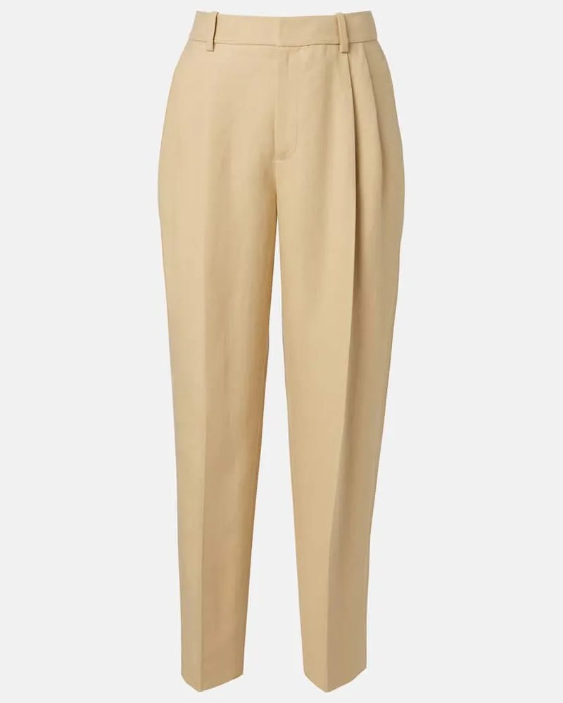 Ralph Lauren Schmale Hose Beige