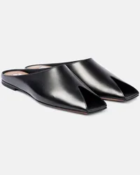 Alaïa Alaia Mules Spike aus Leder Schwarz