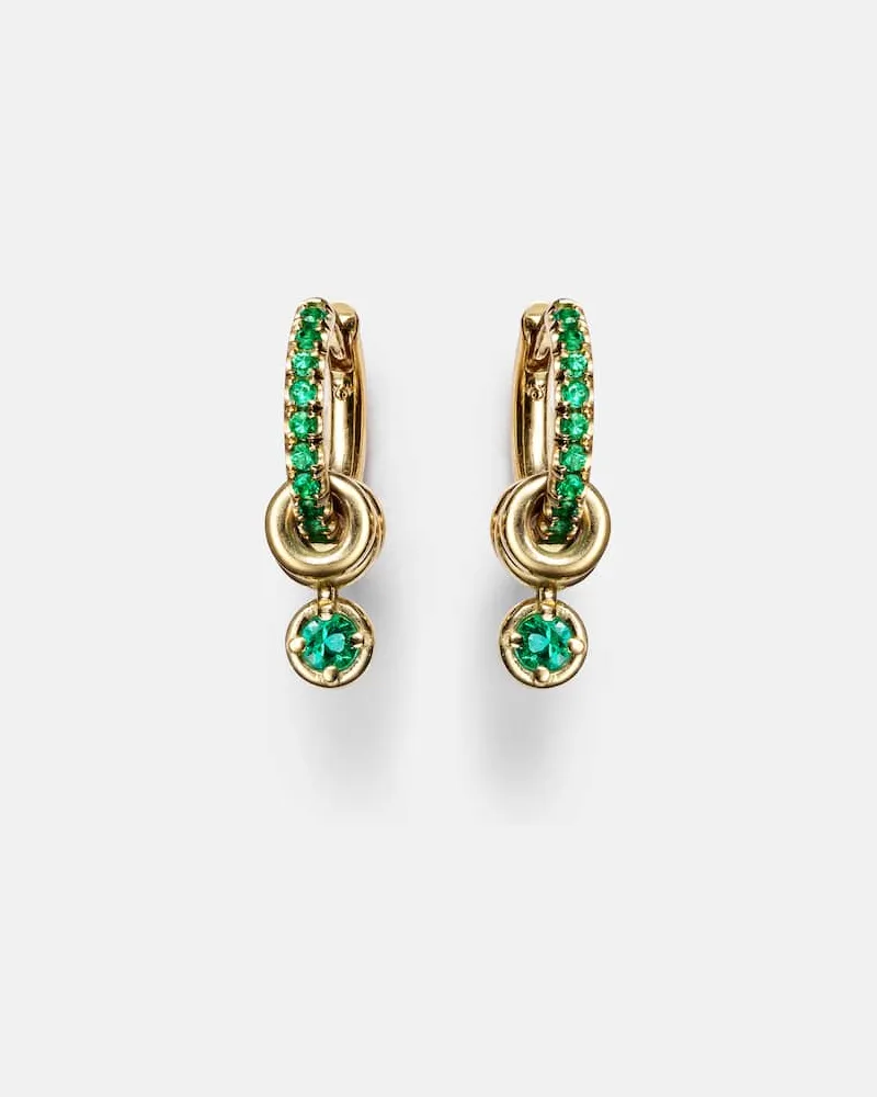 Spinelli Kilcollin Ohrringe Zahra aus 18kt Gelbgold mit Smaragden Gold
