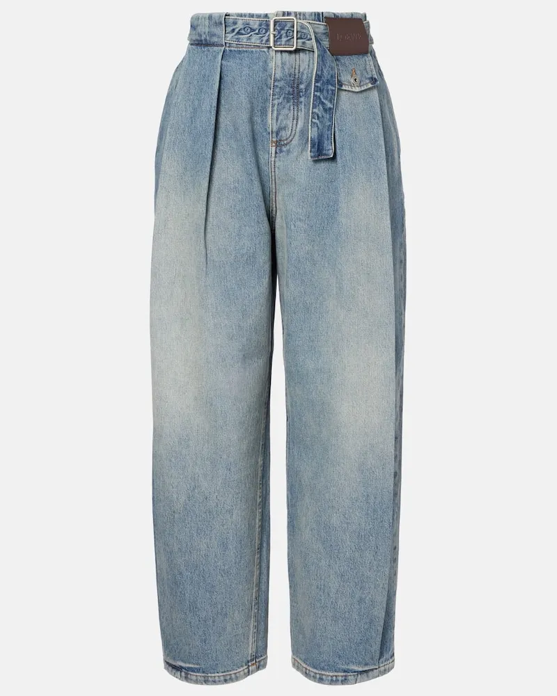 Loewe Wide-Leg Jeans Blau
