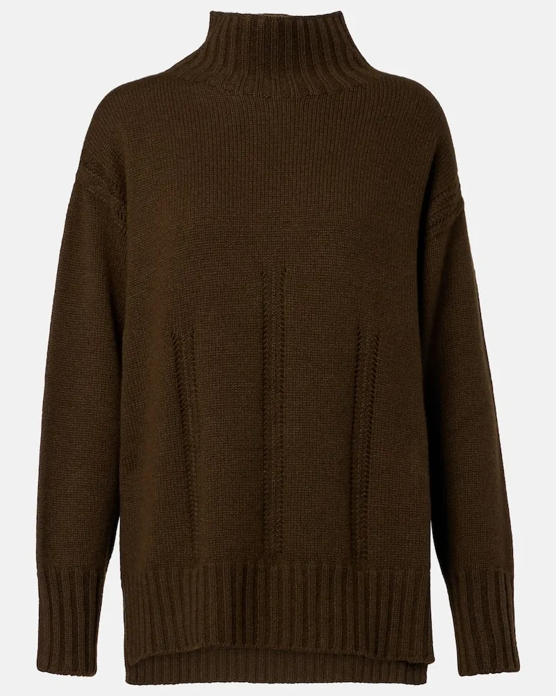Tom Ford Pullover aus Kaschmir und Baumwolle Grün