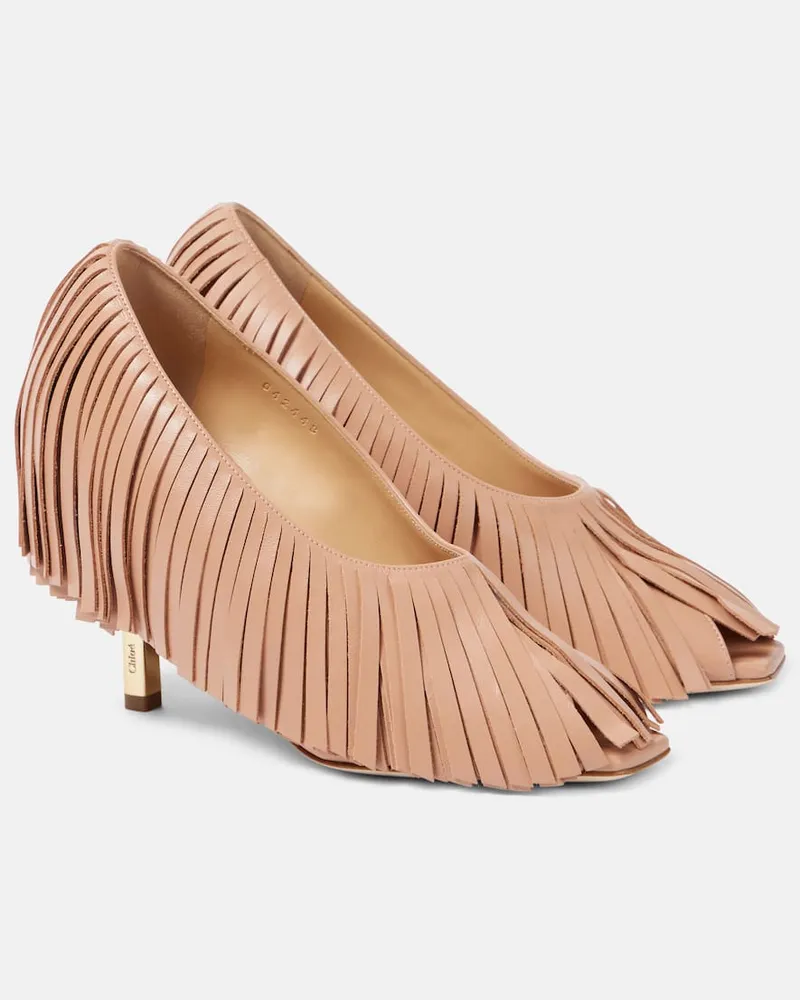 Chloé Chloé Pumps Mona aus Leder Rosa
