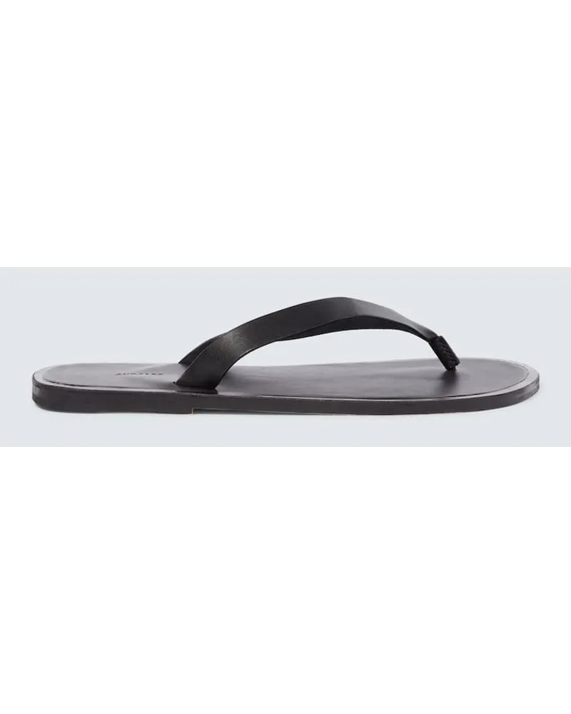 AURALEE Sandalen aus Leder Schwarz