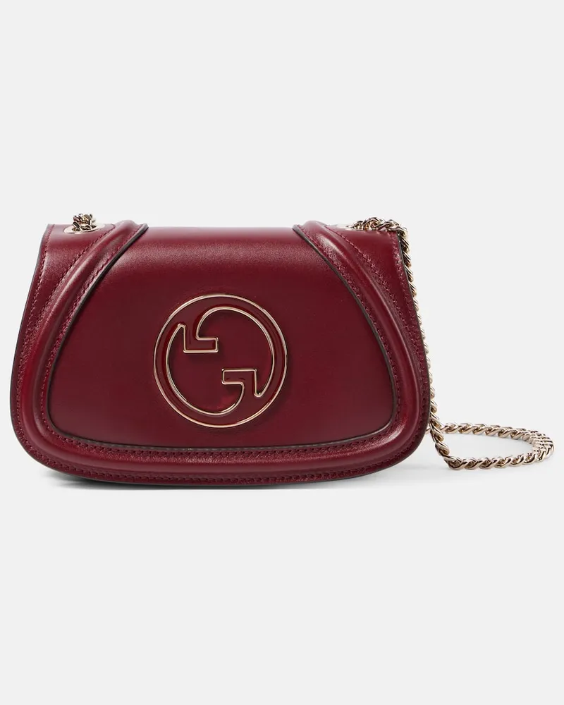 Gucci Schultertasche Gucci Blondie Mini aus Leder Rot
