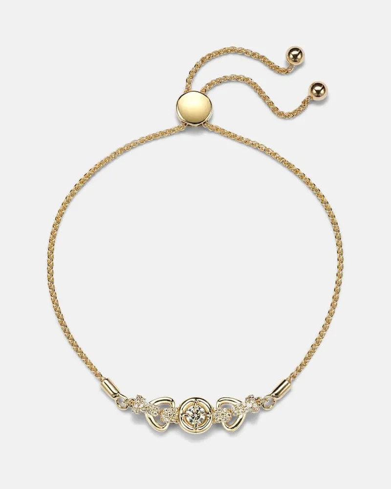 Stone & Strand Armband Rossellini aus 14kt Gelbgold mit Diamanten Gold