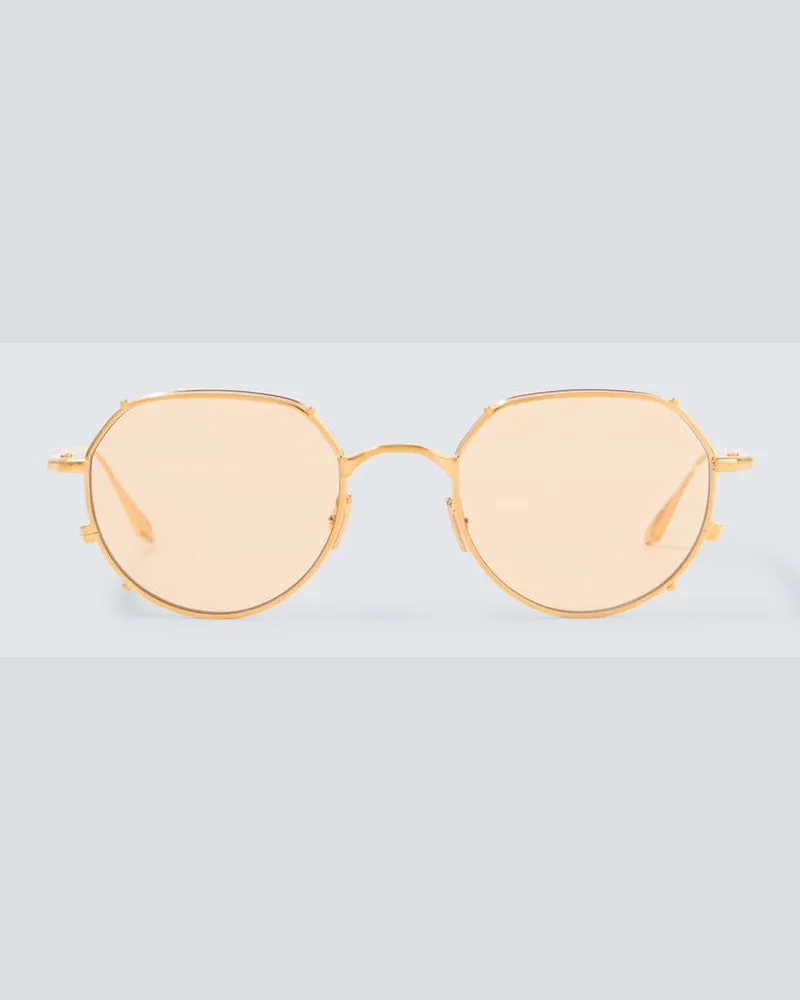 Jacques Marie Mage Runde Sonnenbrille Hartana Gold