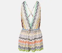 Playsuit aus Häkelstrick
