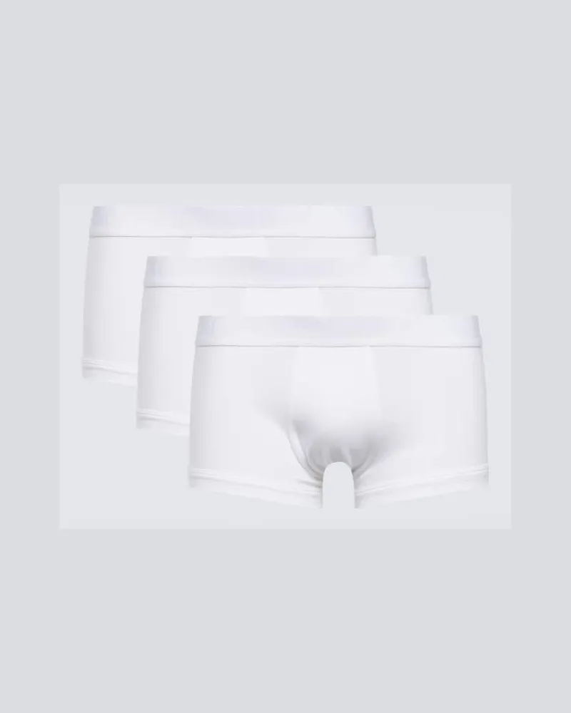 Giorgio Armani Set aus drei Boxershorts Weiß