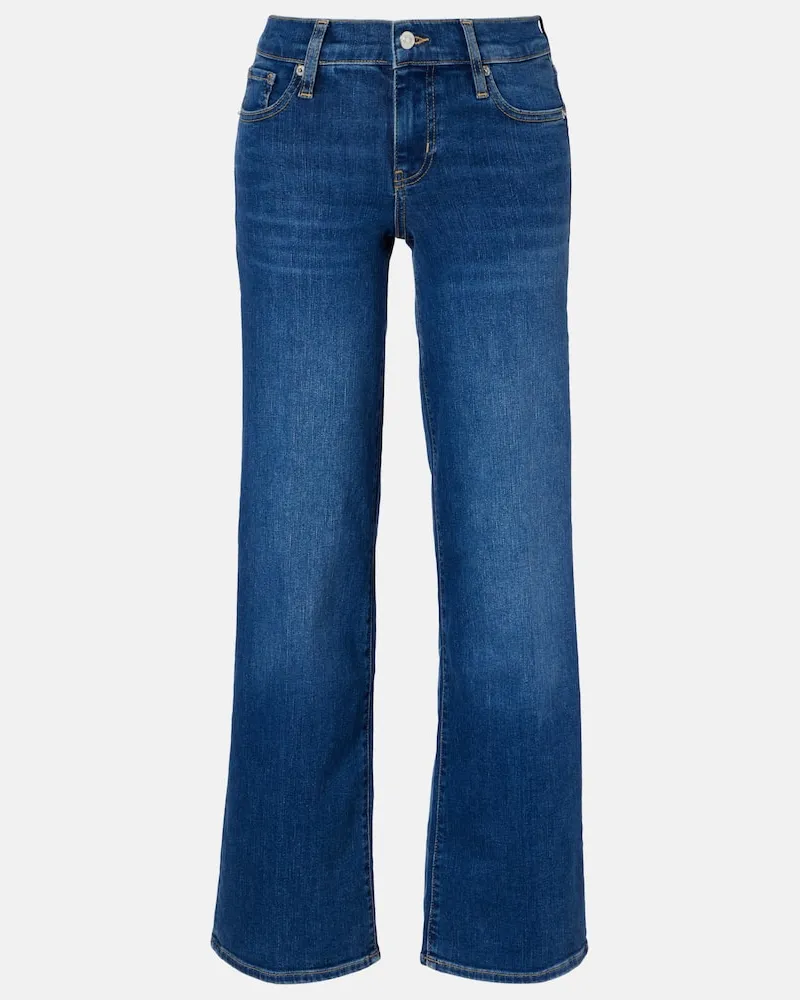 Frame Denim Wide-Leg Jeans Le Slim Palazzo Blau