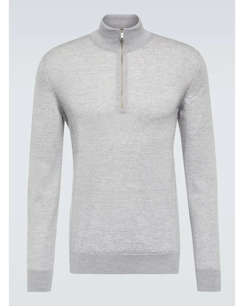 Ermenegildo Zegna Pullover aus Wolle Grau