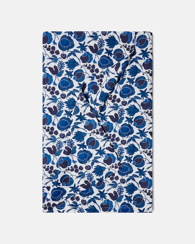 La DoubleJ Tischdecke Wildbird Blu Medium Multicolor