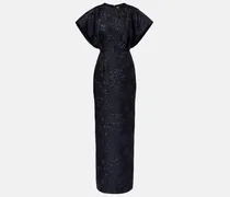 Robe Fan aus Jacquard