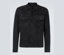 Jacke aus Veloursleder