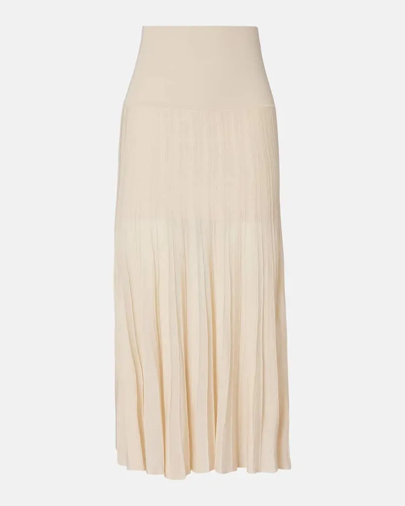 Isabel Marant Rock Ezra aus Crêpe Beige