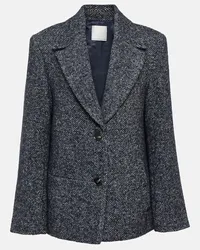 Christopher Esber Blazer aus einem Alpakawollgemisch Blau