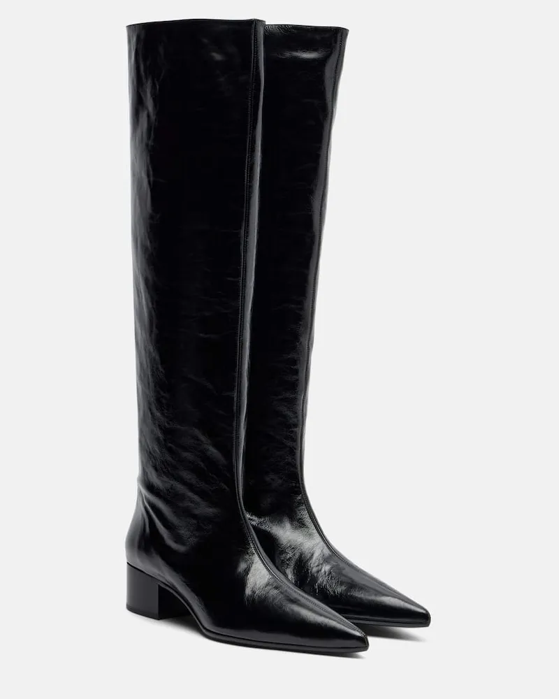 KHAITE Stiefel Andee 40 aus Leder Schwarz