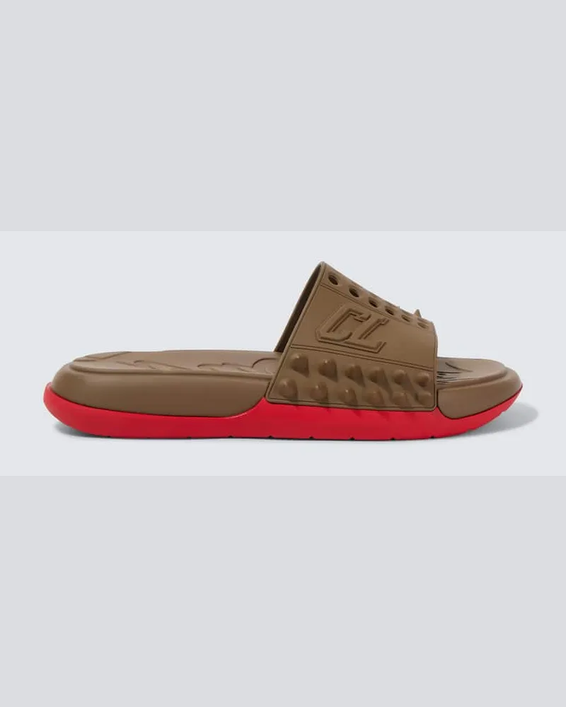 Christian Louboutin Slippers Take It Easy Braun