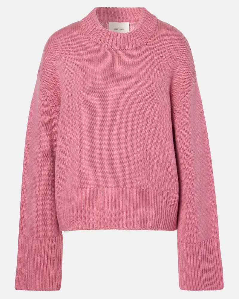 Lisa Yang Pullover Sony aus Kaschmir Pink