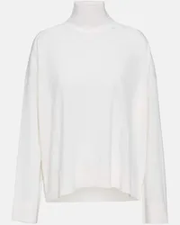 Bottega Veneta Rollkragenpullover aus Wolle Weiss