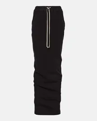 Rick Owens DRKSHDW Jeansrock Pillar Schwarz