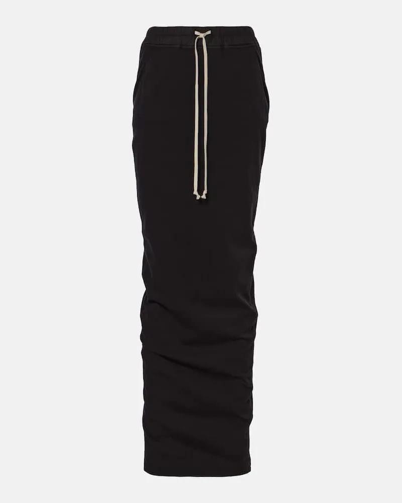 Rick Owens DRKSHDW Jeansrock Pillar Schwarz