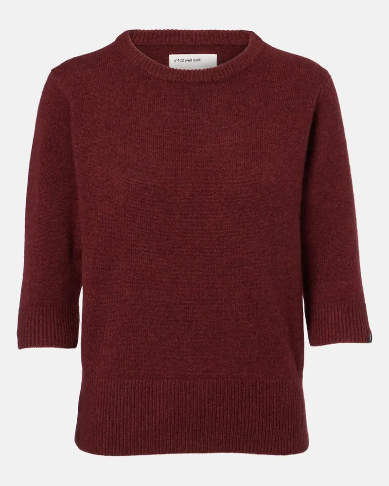 extreme cashmere Pullover Well Lamb aus Kaschmir Burgund