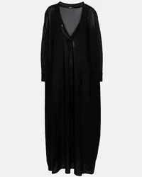 Balmain Verzierter Kaftan Schwarz