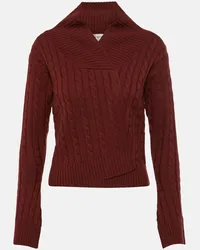 Victoria Beckham Cardigan aus Wolle Braun