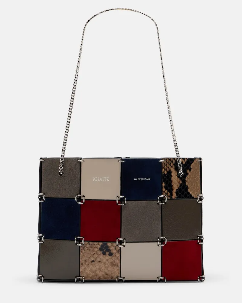 KHAITE Tote Bag Emma Mini aus Leder Multicolor
