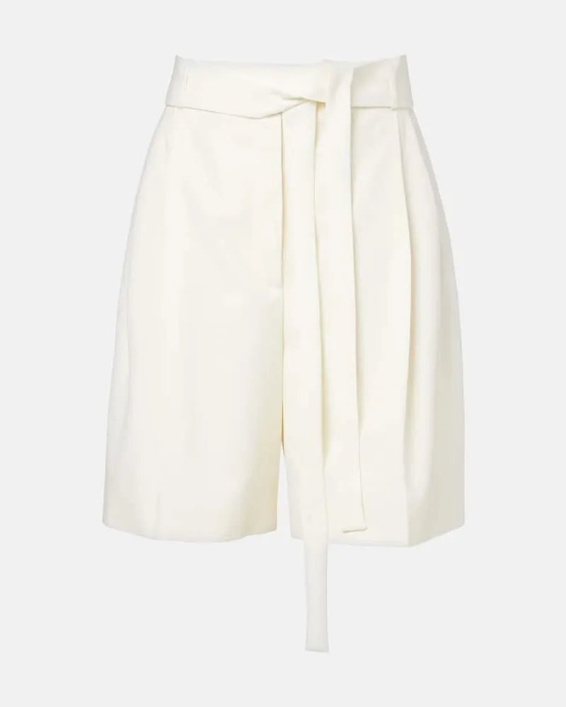 Róhe Róhe Bermuda-Shorts aus Schurwolle Weiß
