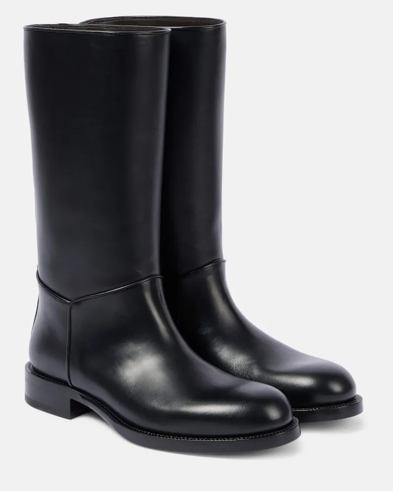 The Row Stiefel Nobilis aus Leder Schwarz