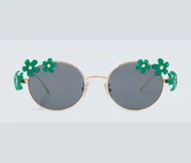 Paula's Ibiza Runde Sonnenbrille Daisy Field