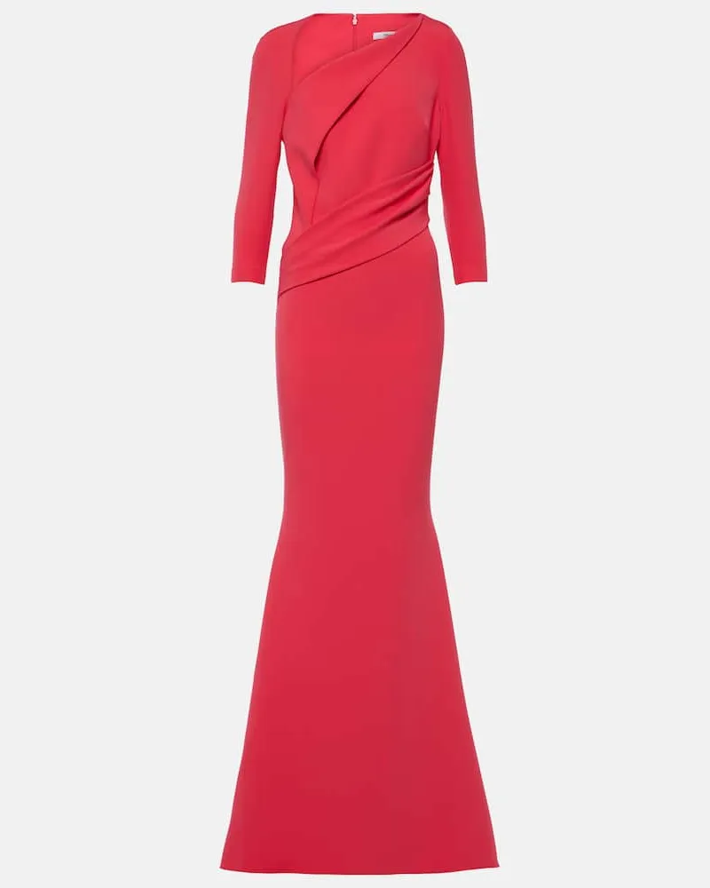 Safiyaa Robe Pollina aus Crêpe Rosa