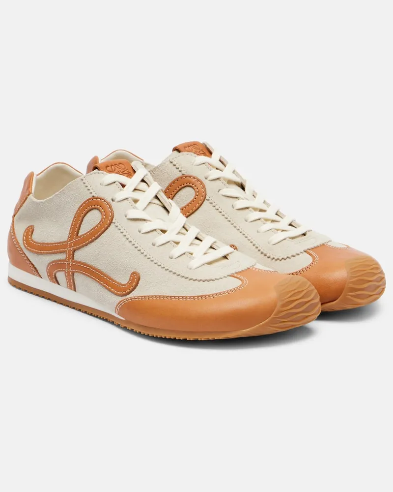 Loewe Sneakers Ballet Runner 2.0 aus Velourlseder Braun