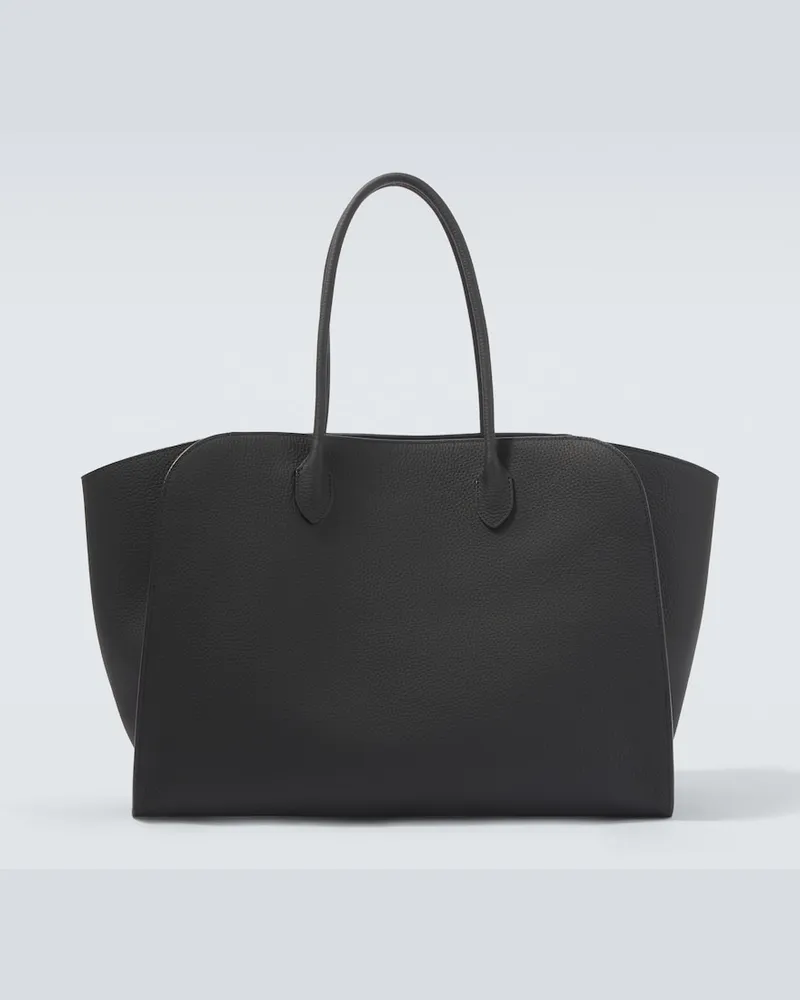 The Row Tote Bag Marlo aus Leder Schwarz