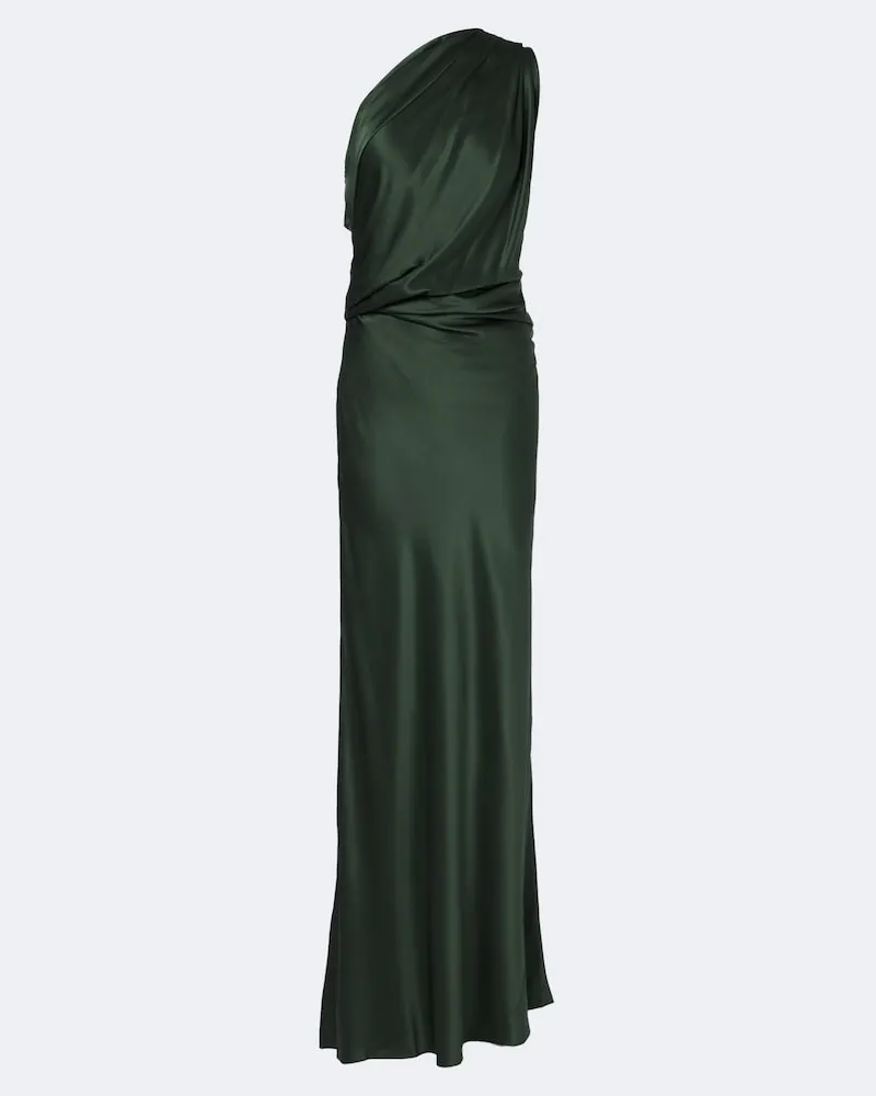The Sei Robe aus Seidensatin Grün