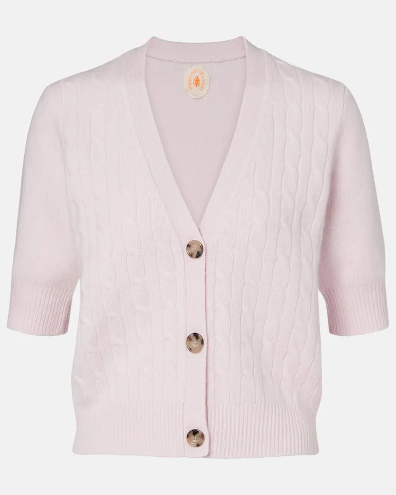 Jardin des Orangers Cardigan aus einem Kaschmirgemisch Pink