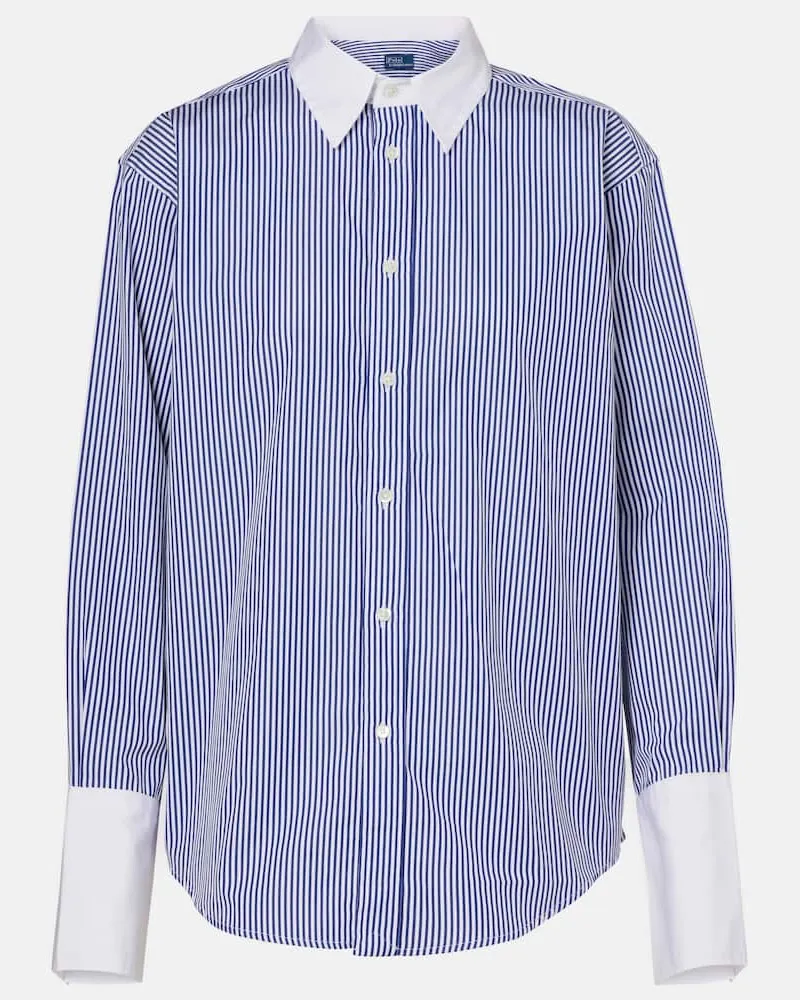 Ralph Lauren Hemd Bengal aus Baumwolle Blau