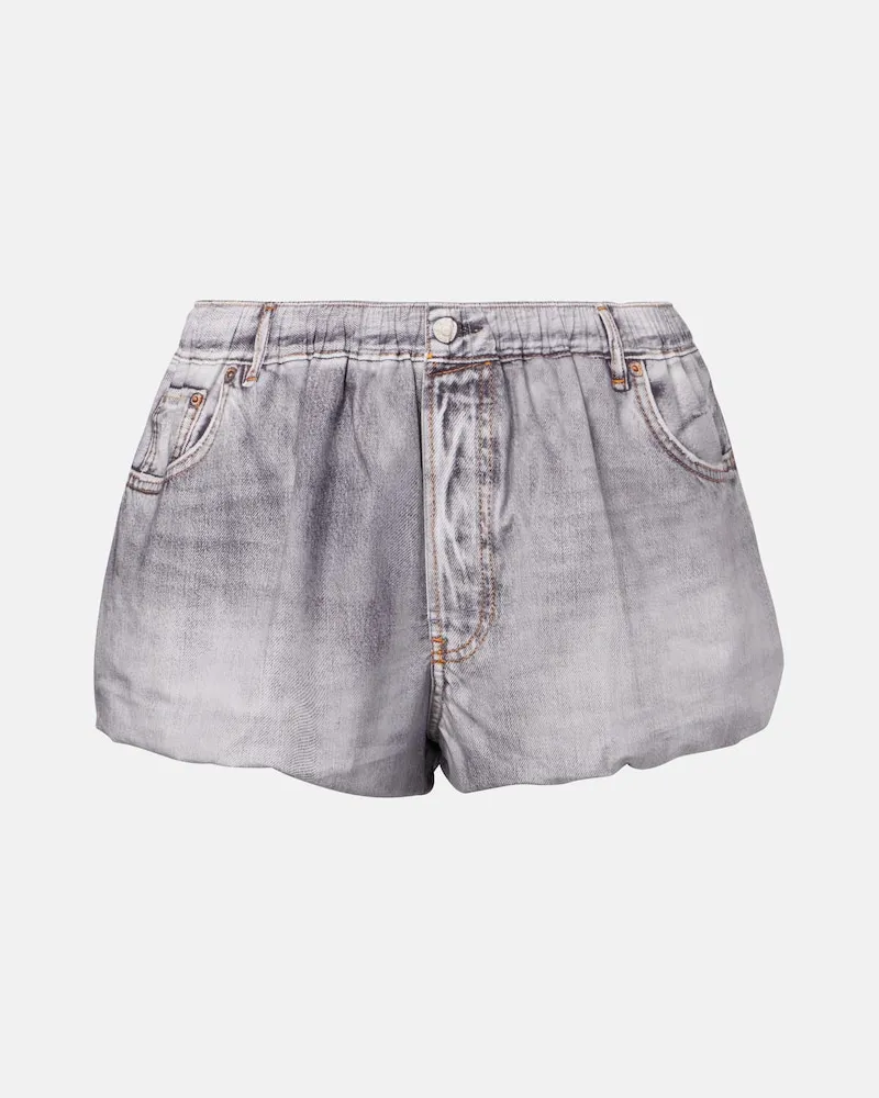Acne Studios Shorts aus Baumwolle Grau