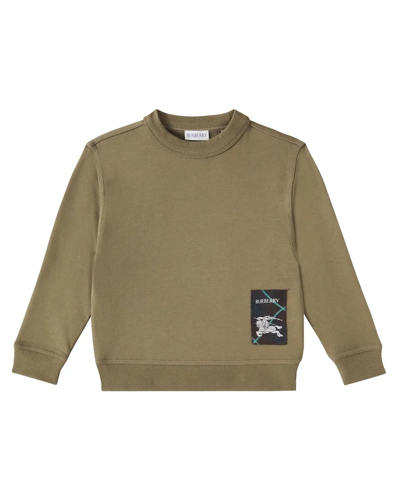 Burberry Sweatshirt EKD aus Baumwoll-Jersey Braun