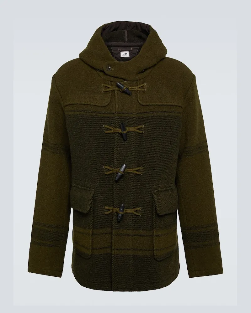 C.P. Company Jacke aus Schurwolle Grün