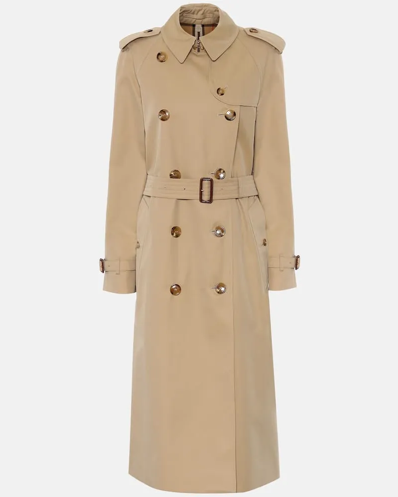 Burberry Trenchcoat aus Baumwolle Beige