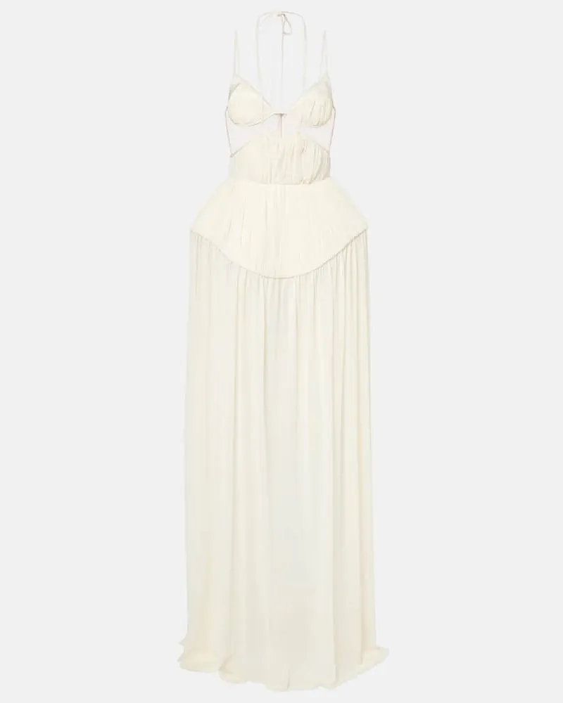 David Koma Robe Weiß
