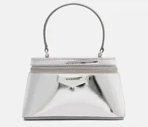 Schultertasche Antigona Mini aus Metallic-Leder