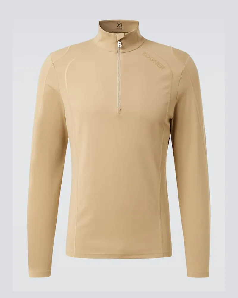 Bogner Pullover Harry aus Fleece Beige