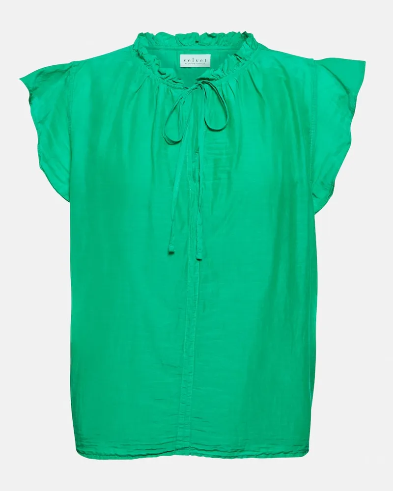 Velvet Top Melanie aus Voile Grün