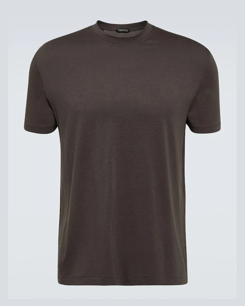 Tom Ford T-Shirt aus Jersey Schwarz